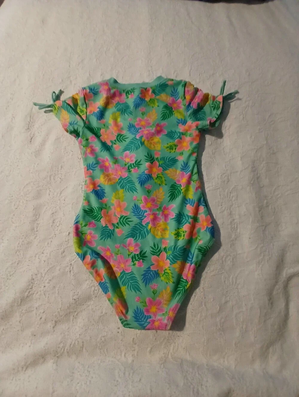 🚸Girls Swim Suits Bundle - Tropical Floral, Pineapple & Neon Prints SIZE 10/12